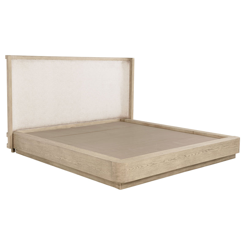Kailani Cama con alas de 52 pulgadas, roble beige