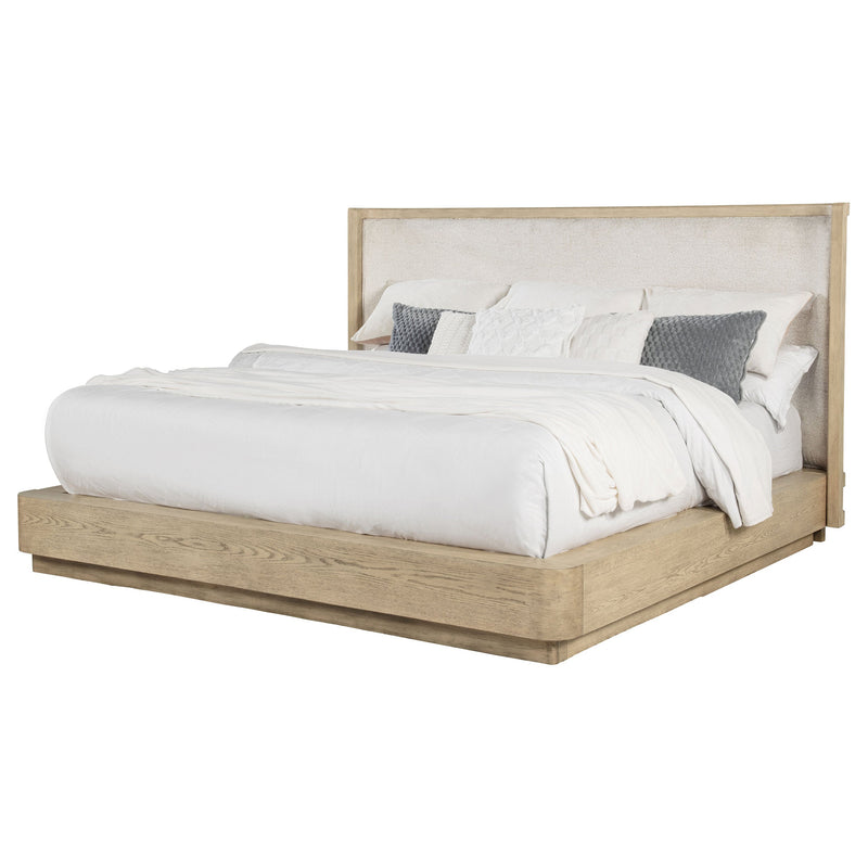 Kailani Cama con alas de 52 pulgadas, roble beige