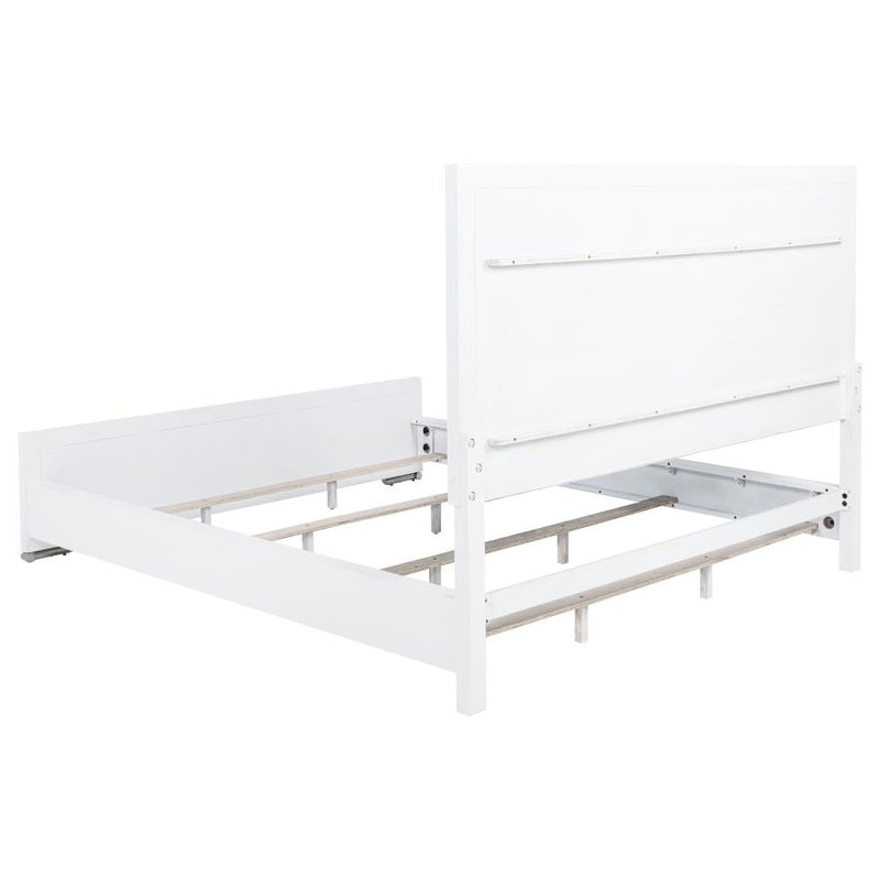 Gracemont 57-inch Panel Bed Grey and