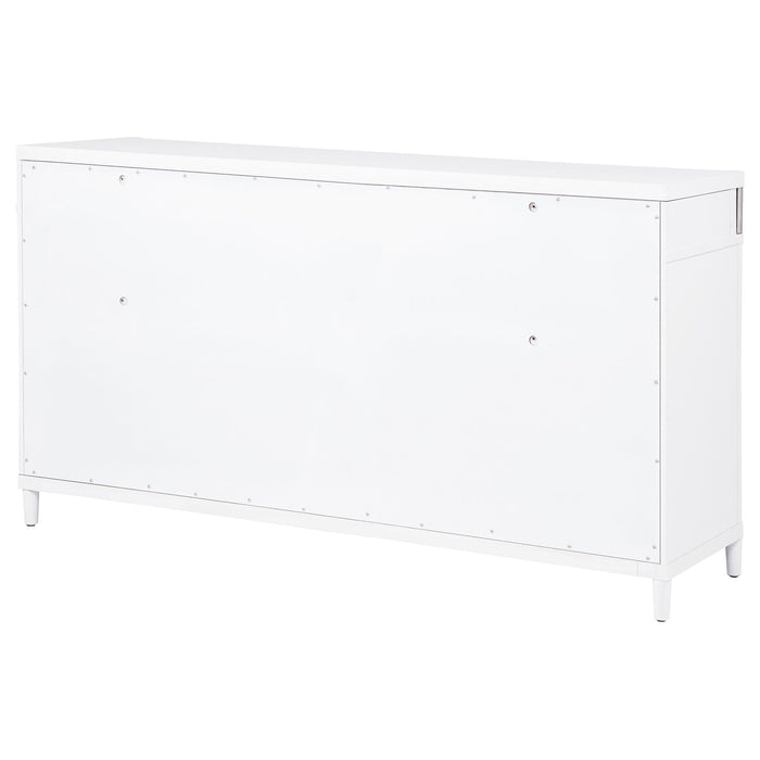 Gracemont 8-drawer Bedroom Dresser Cabinet White