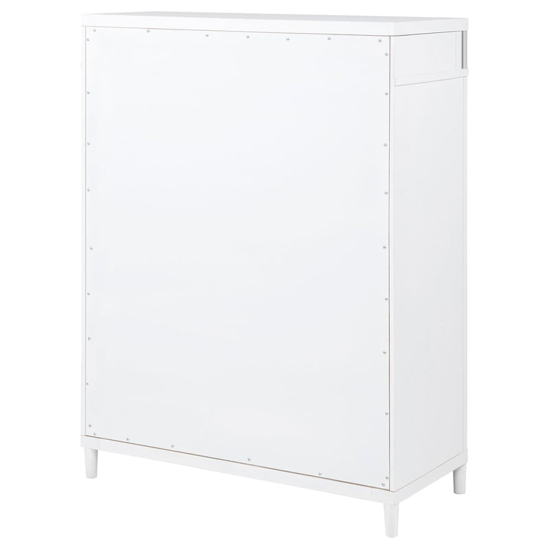 Gracemont 5-drawer Bedroom Chest of Drawers White