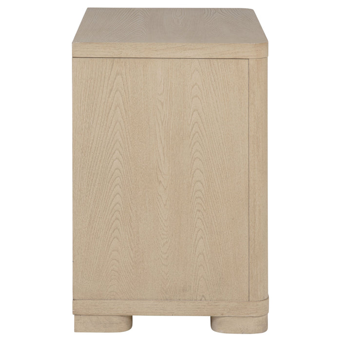 Ladera 2-drawer Nightstand Bedside Table Light Elm