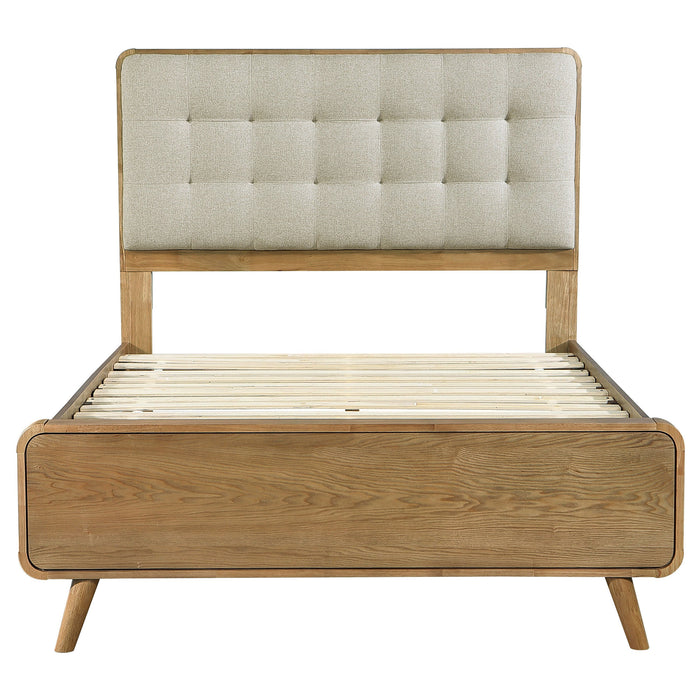 Robyn Wood California King Platform Bed Dark Walnut