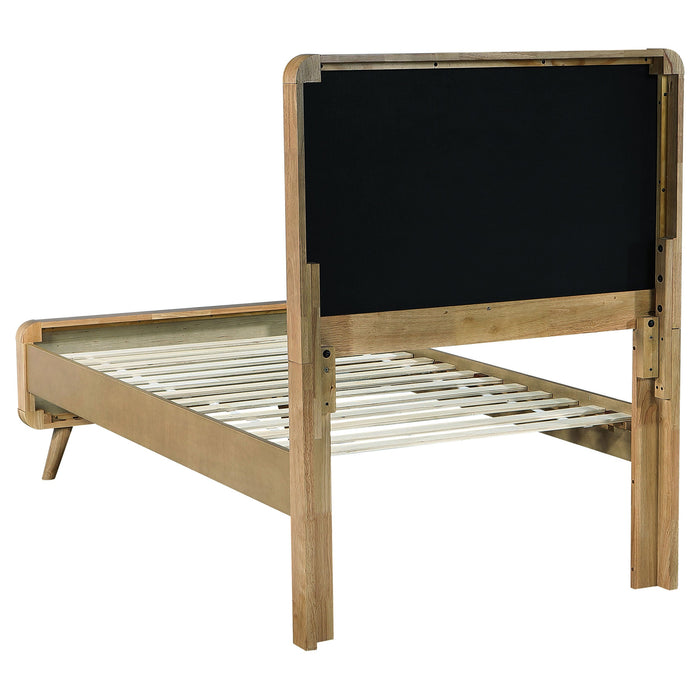 Robyn Wood California King Platform Bed Dark Walnut