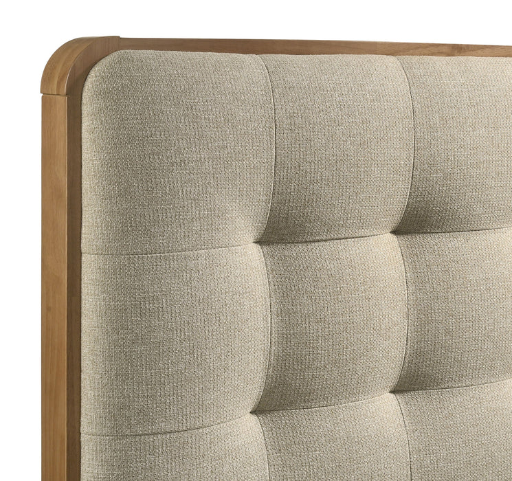 Robyn Wood California King Platform Bed Dark Walnut