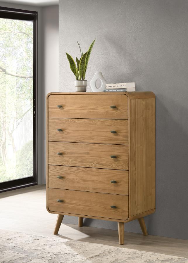 Cómoda de 5 cajones Robyn para dormitorio