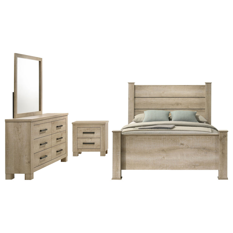 Juego de dormitorio Oakglen Roble envejecido