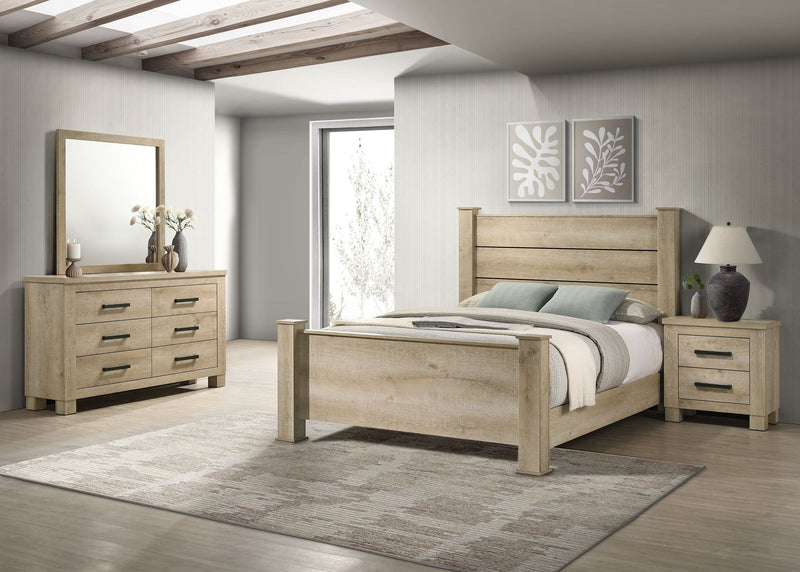 Juego de dormitorio Oakglen Roble envejecido
