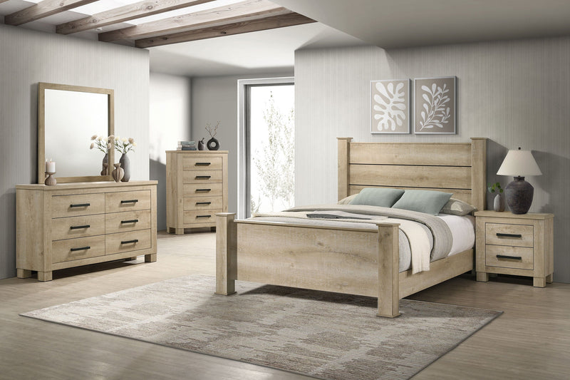 Juego de dormitorio Oakglen Roble envejecido