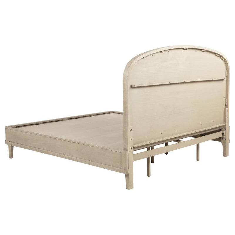 Lucaire Upholstered Panel Bed Sandstone