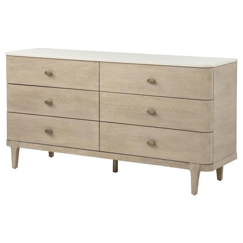 Lucaire 6-drawer Dresser Cabinet