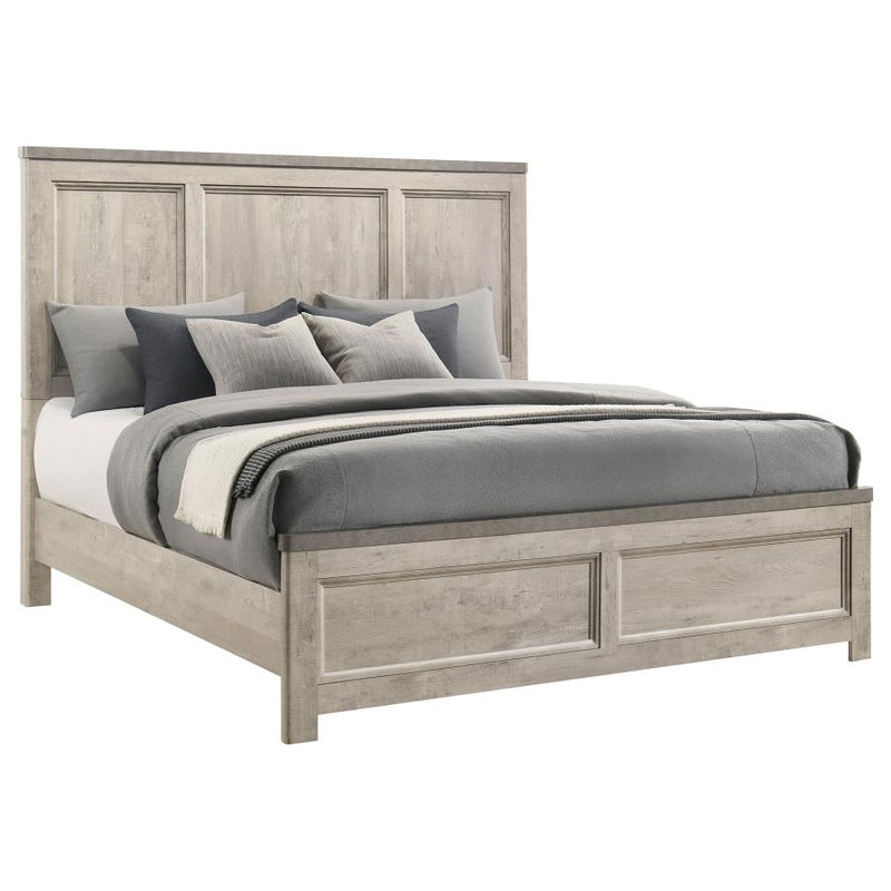 Nevado Farmhouse Panel Bed Grey and Weathered Taupe