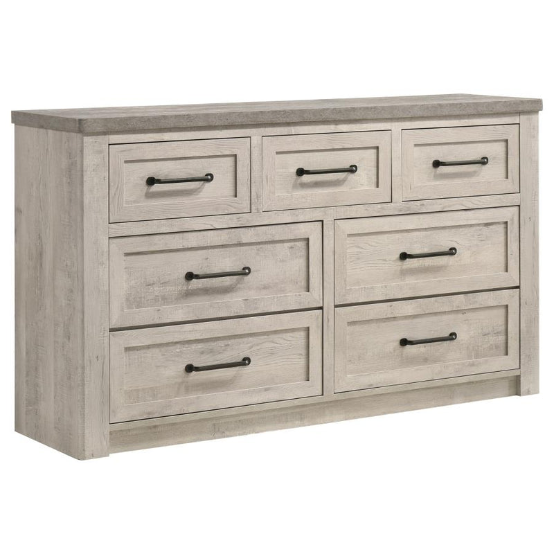 Nevado Farmhouse 7-Drawer Dresser