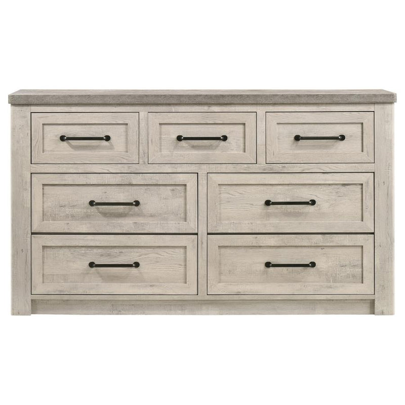 Nevado Farmhouse 7-Drawer Dresser