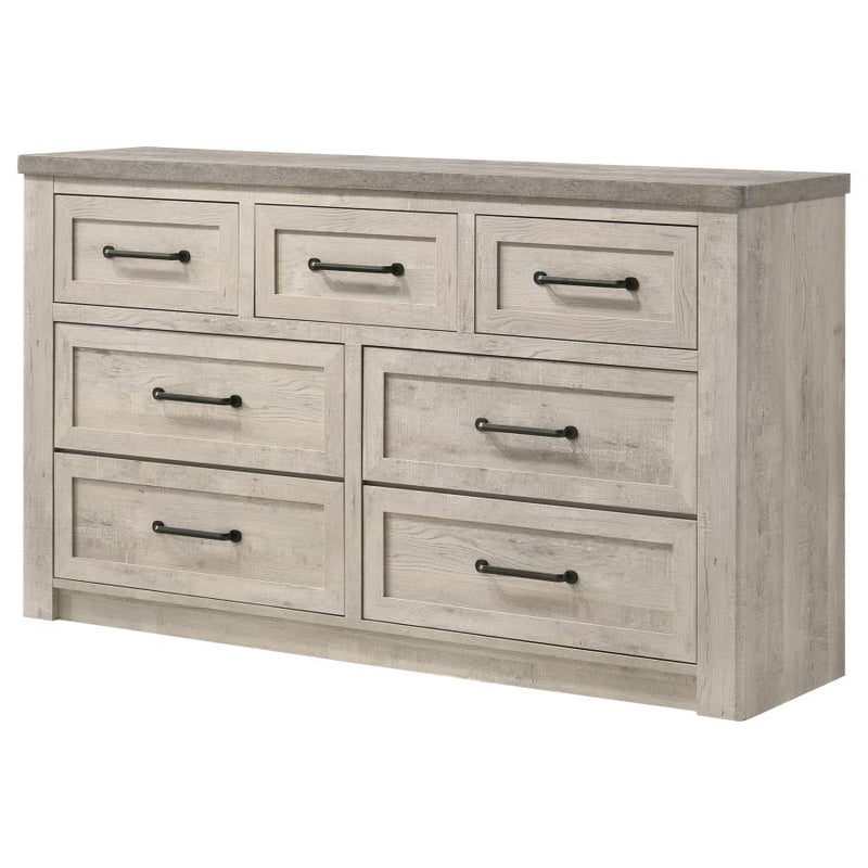 Nevado Farmhouse 7-Drawer Dresser