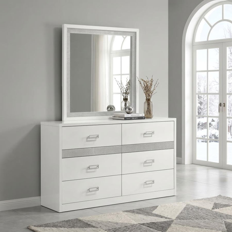 Viana 6-Drawer Bedroom Dresser with