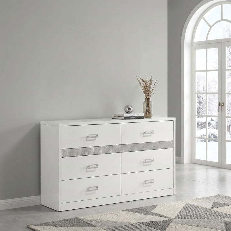 Viana 6-Drawer Bedroom Dresser with