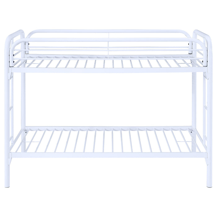 Morgan Twin Over Twin Bunk Bed White