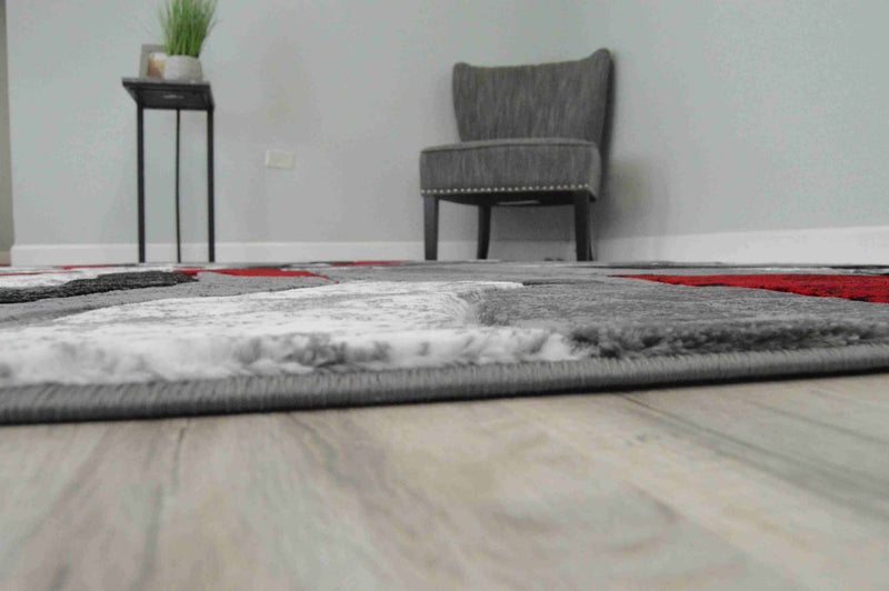 PREMIUM Rug Design 2303 Red 8x11 (7'8x10'8")"
