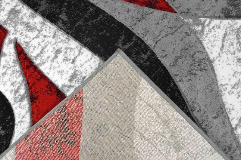 PREMIUM Rug Design 2303 Red 5x8 (5'2x7'5")"
