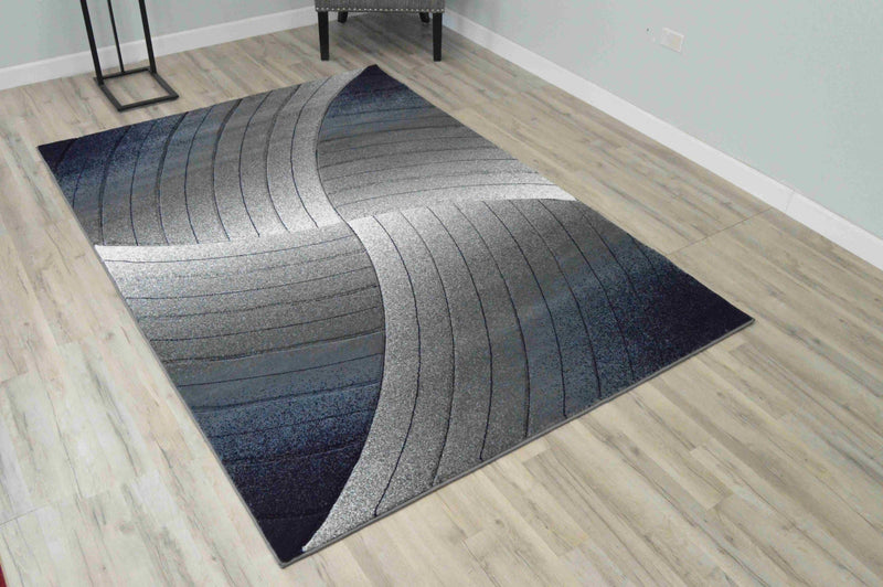 PREMIUM Rug Design 2306 Ocean 7x10 (6'6x9'2")"