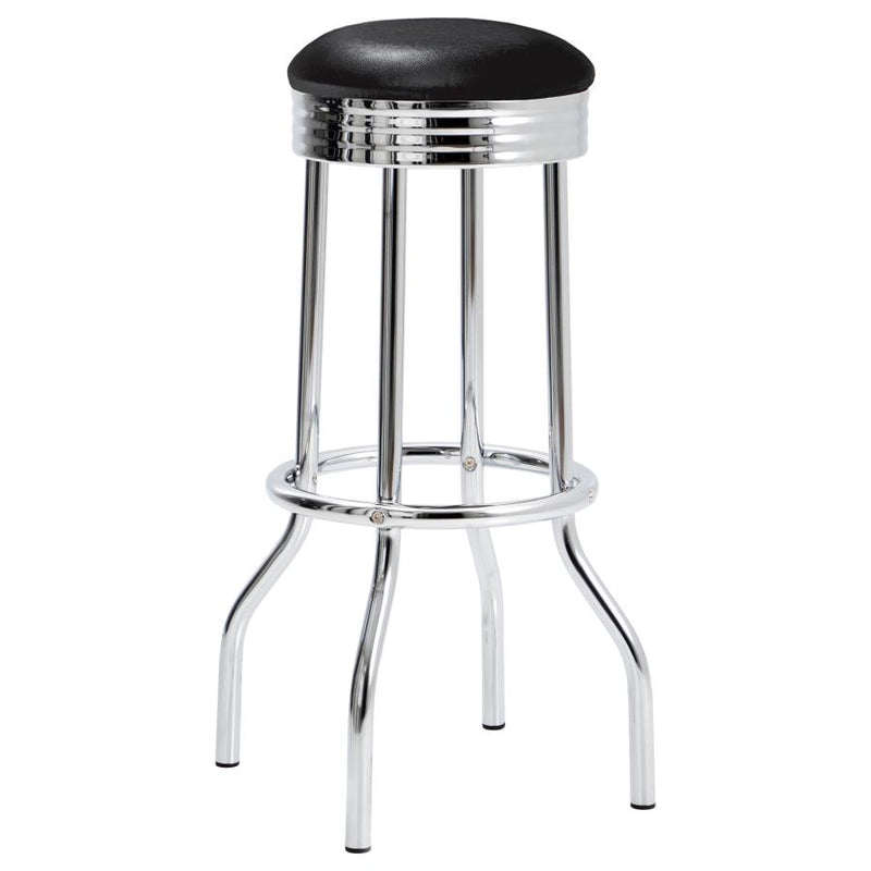 Retro 3-piece Round 1950s Bistro Pub Bar Table Set