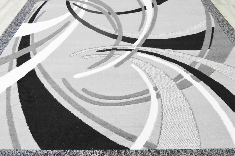 RIMA Rug DESIGN 2424 Turquoise 5x8 (5'2x7'5")"