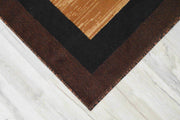 RIMA Rug DESIGN 2432 Brown 8x11 (7'8x10'8")"