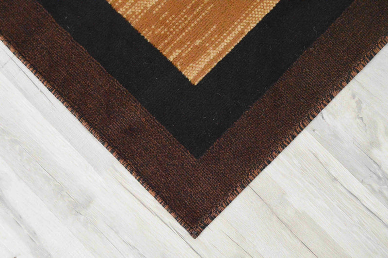RIMA Rug DESIGN 2432 Brown 8x11 (7'8x10'8")"