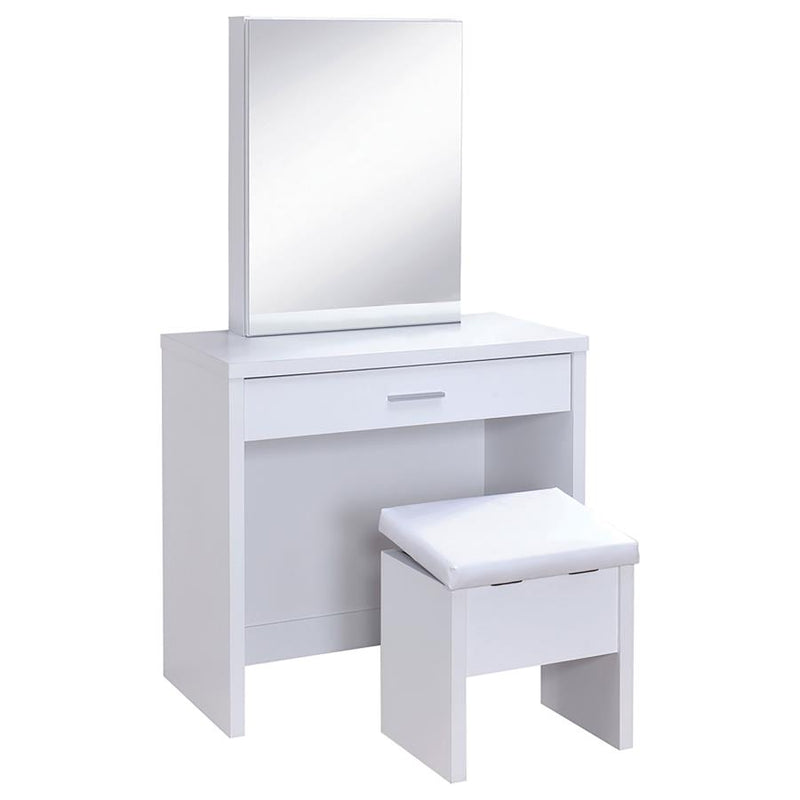 Harvey Vanity Set with Lift-Top Stool