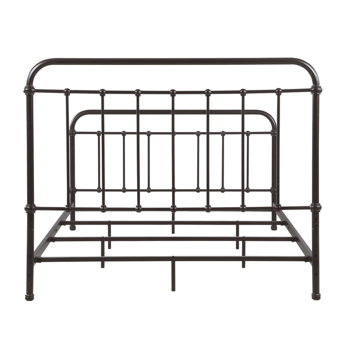 Livingston  Panel Metal Bed Dark Bronze