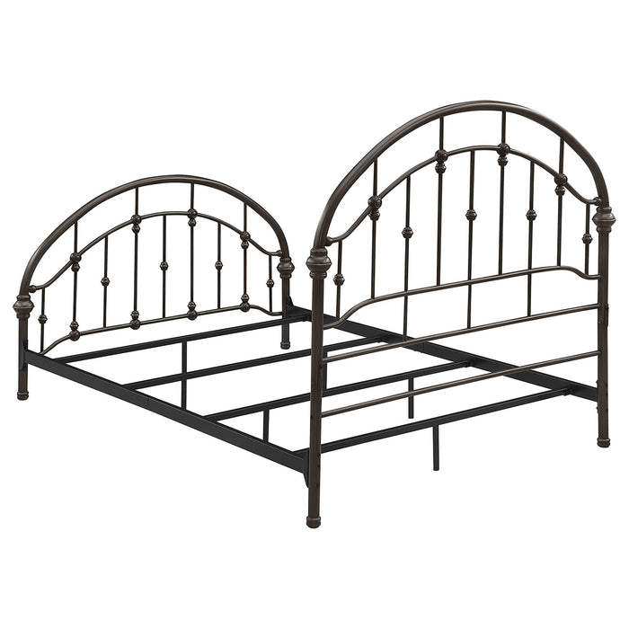 Rowan Metal  Open Frame Bed Dark Bronze