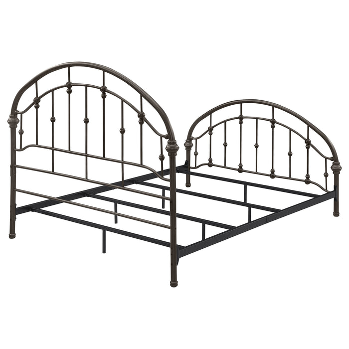 Rowan Metal  Open Frame Bed Dark Bronze