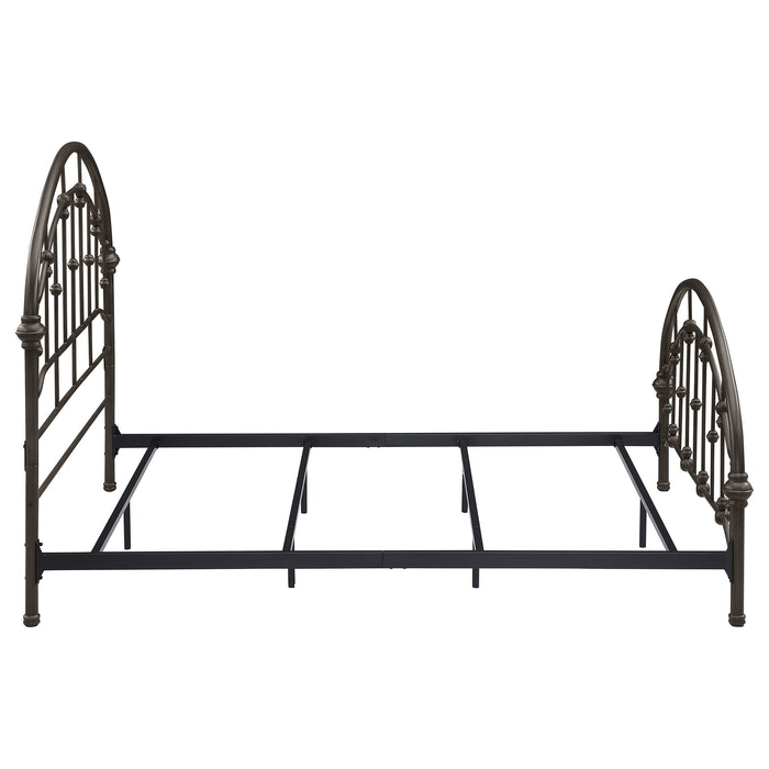 Rowan Metal  Open Frame Bed Dark Bronze