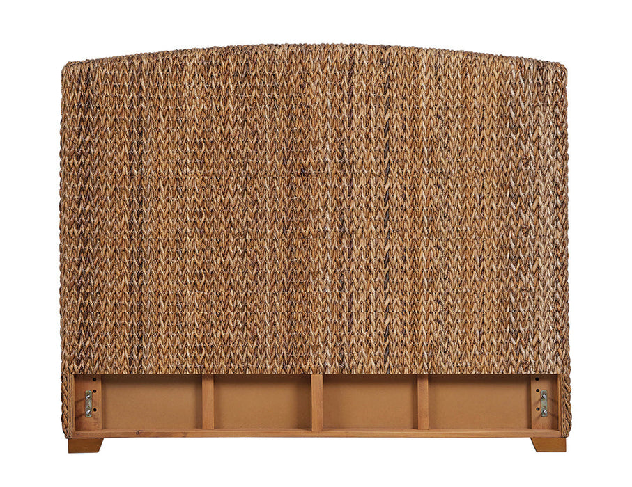 Laughton Hand-Woven Banana Leaf  Headboard Amber