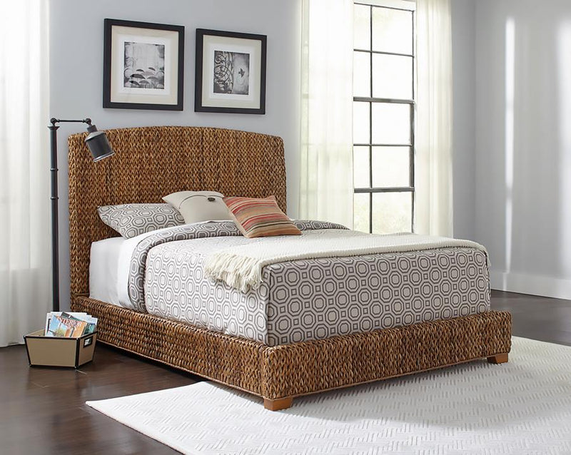 Laughton Banana Leaf Panel Bed