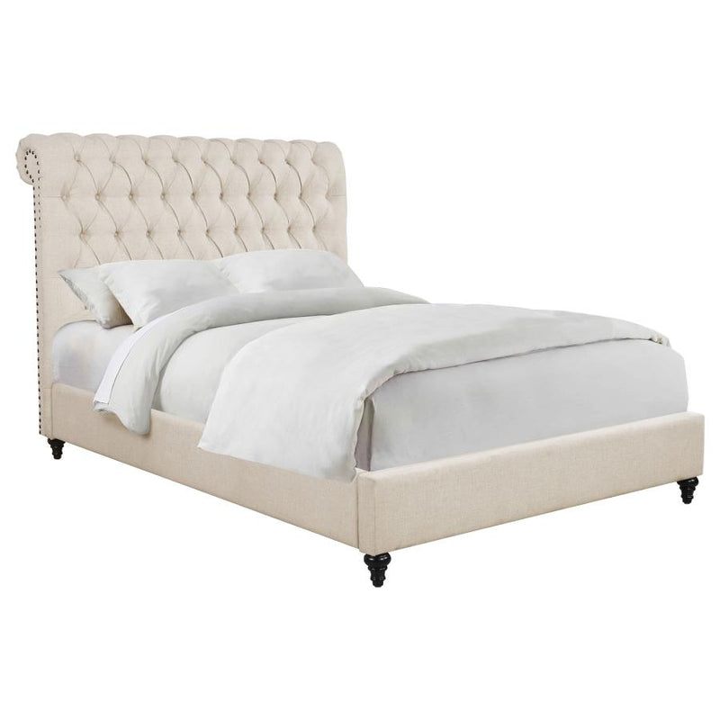 Devon 57-inch Upholstered Panel Bed