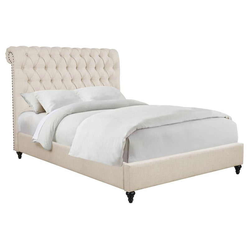 Devon 57-inch Upholstered Panel Bed