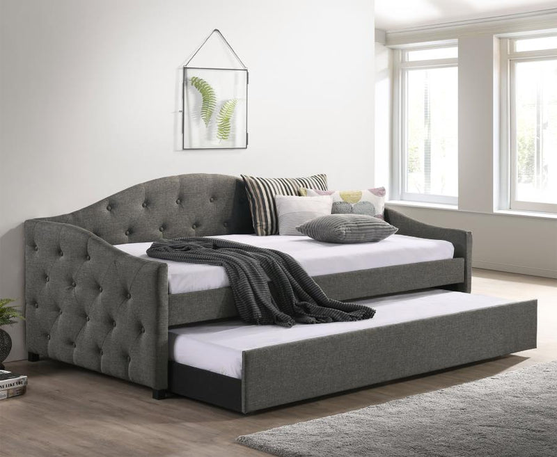 Sadie Upholstered Daybed with Trundle