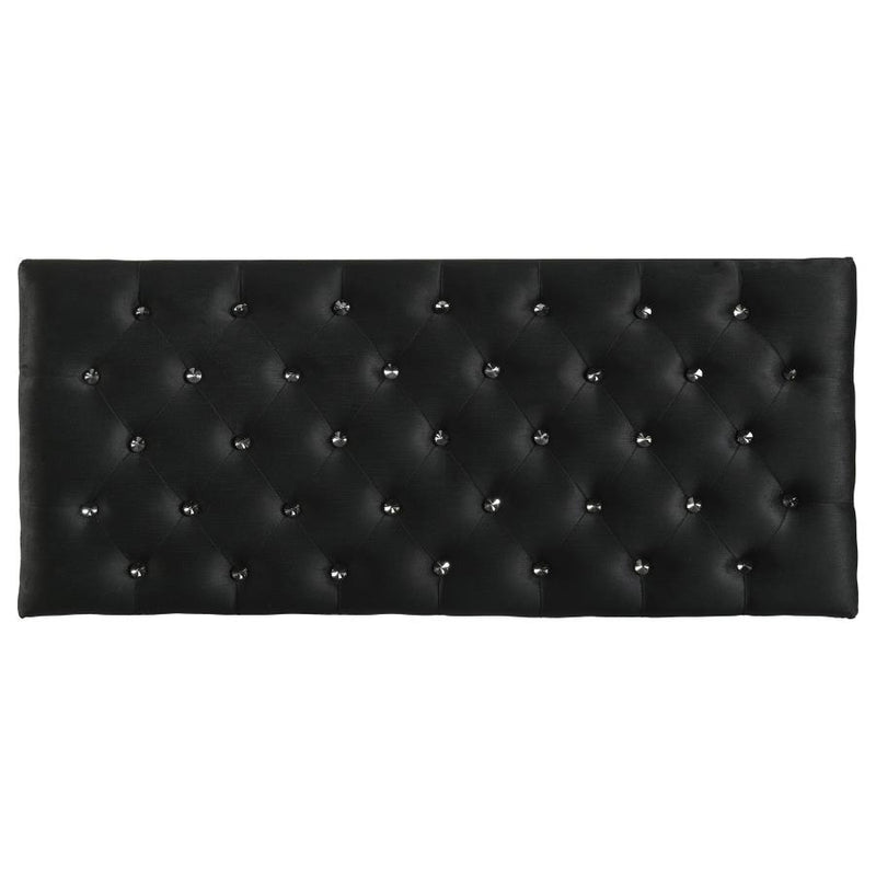 Barzini Velvet Upholstered Tufted Storage Bench