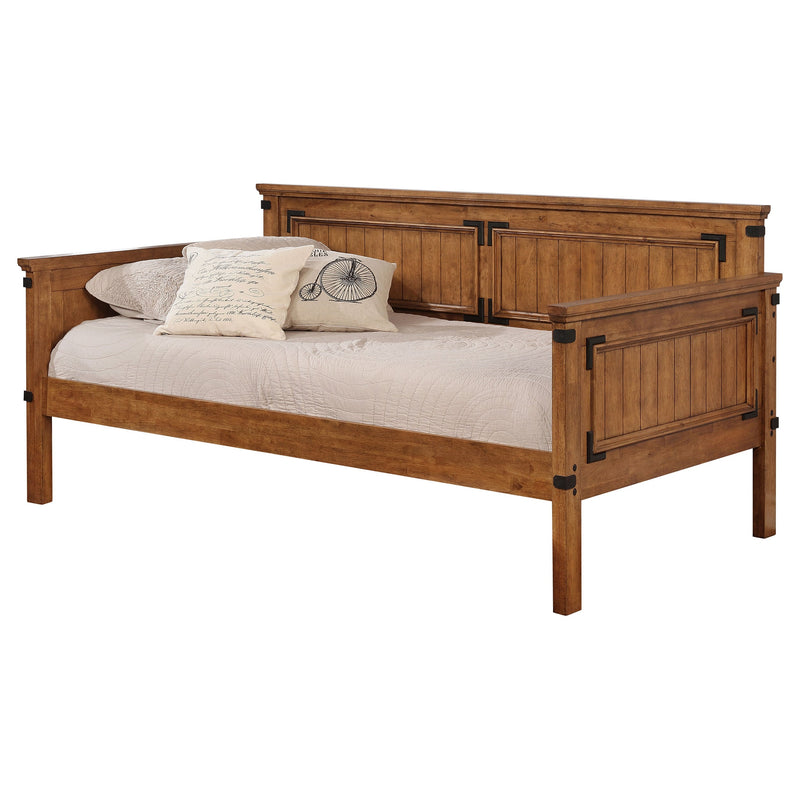 Cama Nido Individual de Madera Oakdale, Rústica Color Miel