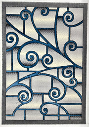 SULTAN Rug DESIGN 3007 Turquoise 8x11 (7'8x10'8")"