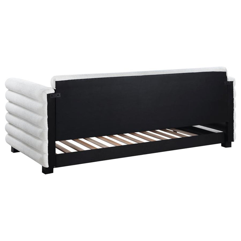Patricia Boucle Upholstered Day Bed with Trundle