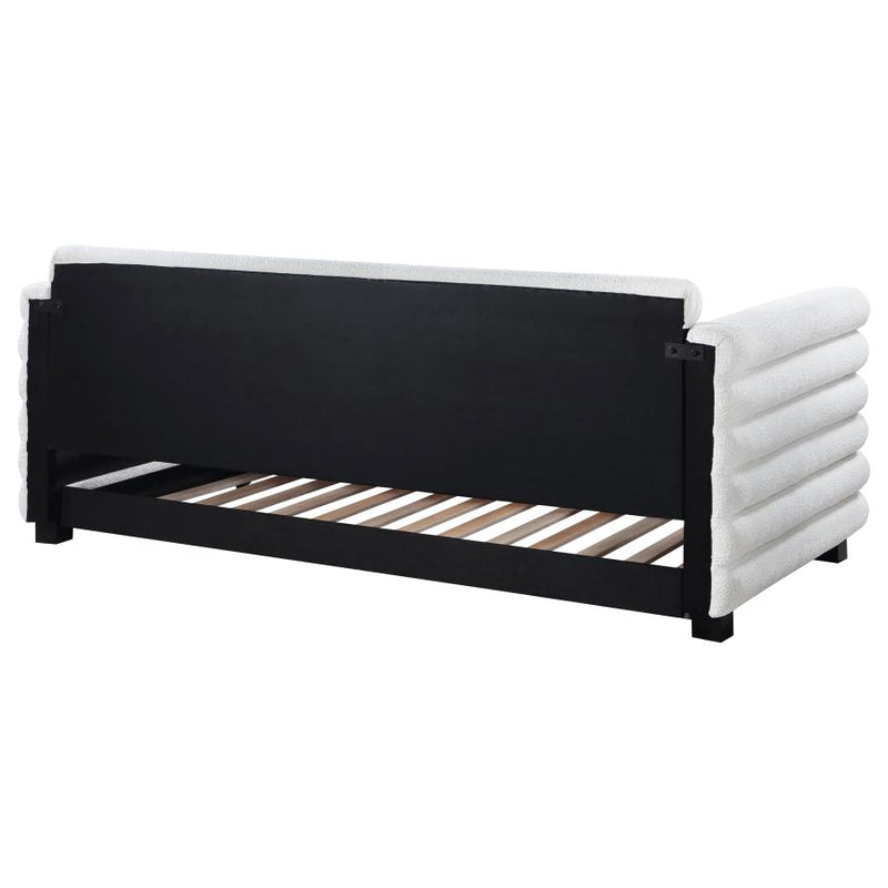 Patricia Boucle Upholstered Day Bed with Trundle