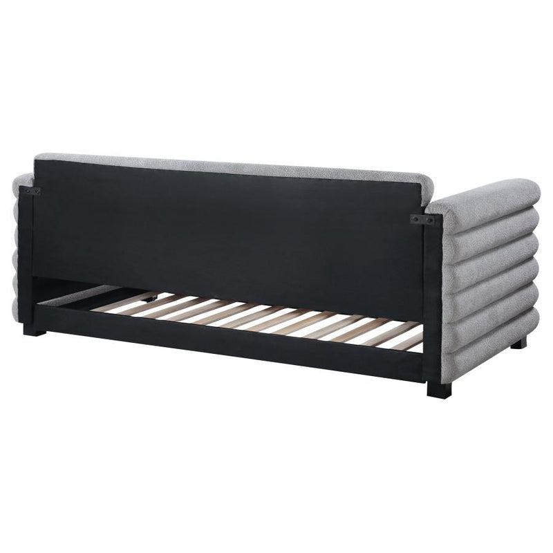 Patricia Boucle Upholstered Day Bed with Trundle