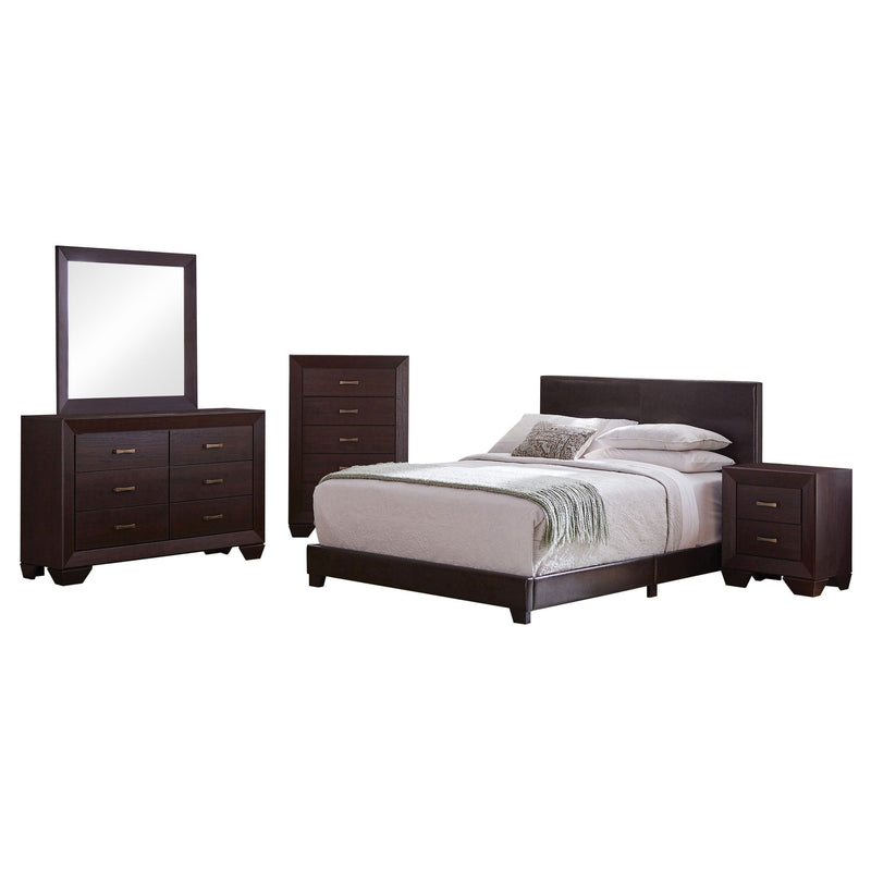 Dormitorio Dorian color chocolate oscuro