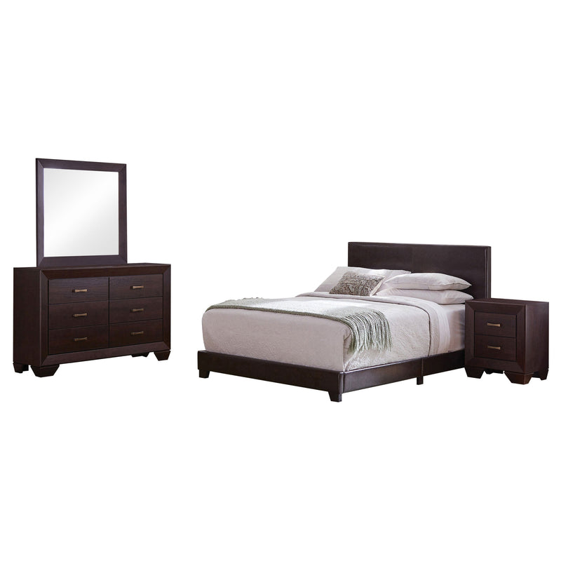 Dormitorio Dorian color chocolate oscuro
