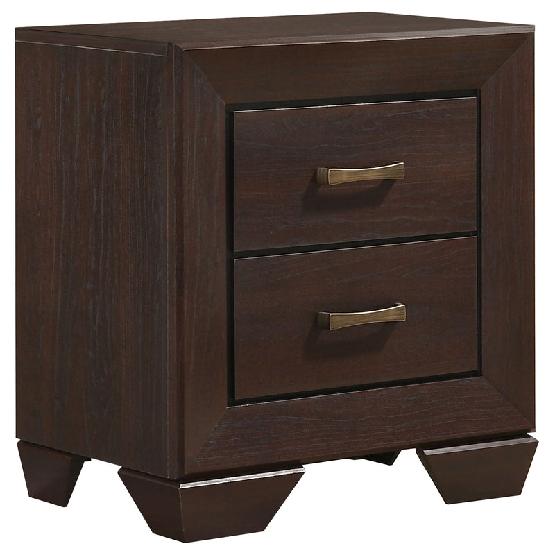Dormitorio Dorian color chocolate oscuro