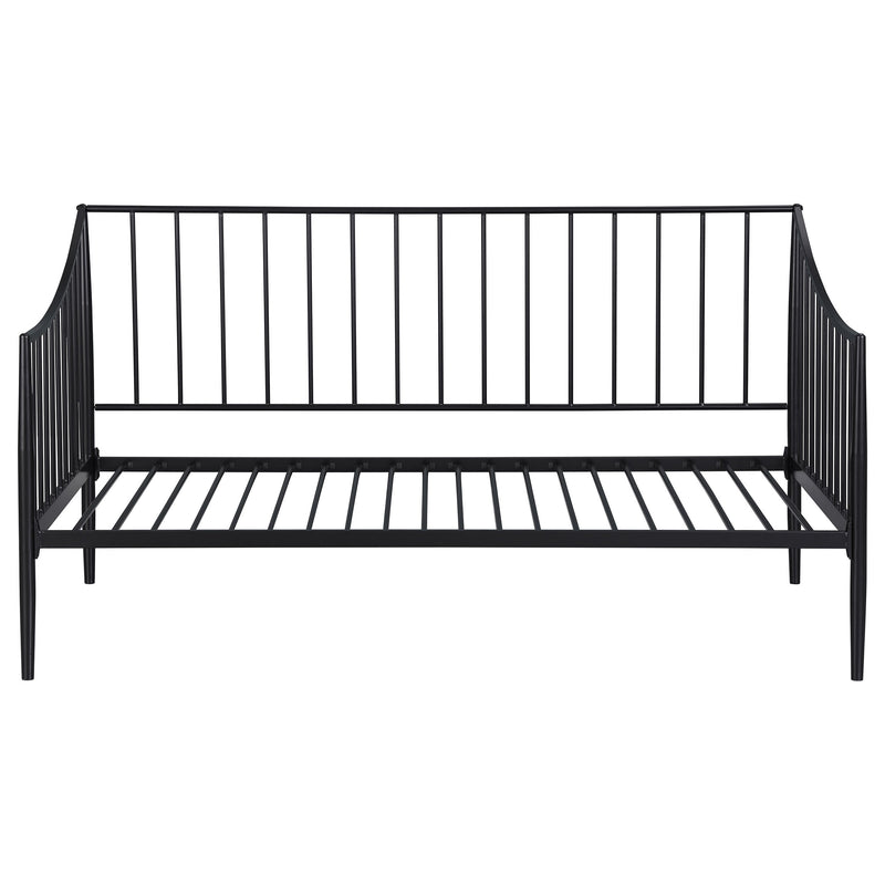Newbury Metal Twin Daybed Bed Frame Matte Black