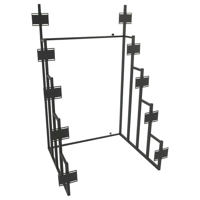 Duarto 5-tier Headboard Display Rack Black